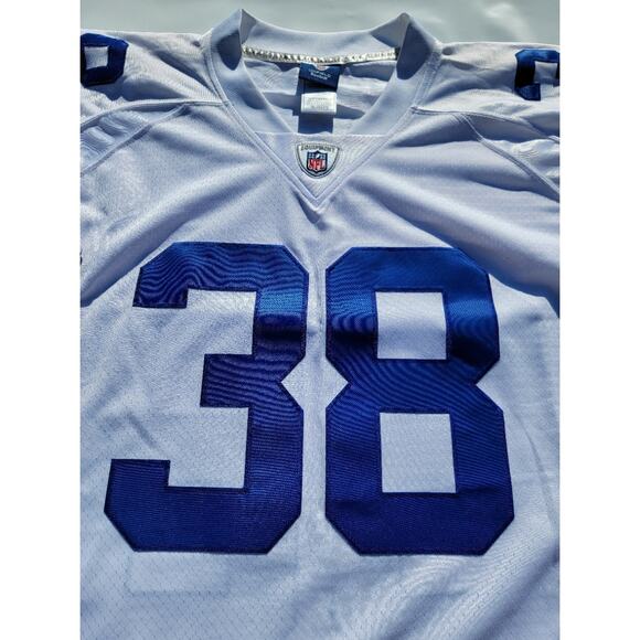Dallas Cowboys Football Jersey Mens 3XL White NFL Throwback Roy Williams #38 - Picture 3 of 8
